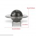 GLOGLOW Saturn-shaped 3D Crystal Puzzle Jigsaw Translucent DIY Blocks Puzzle Gifts Office Desk Toyfor Adults and Children Grey Grey B07DNXZ3FB
